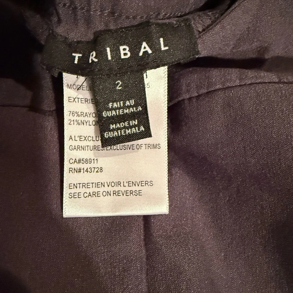 TRIBAL Alexa Pull On Straight Pant - Picture 4 of 7